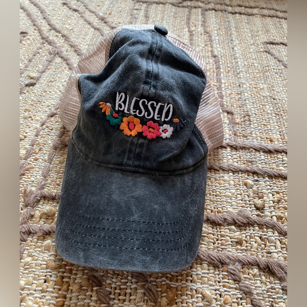 Blessed women’s floral cap
